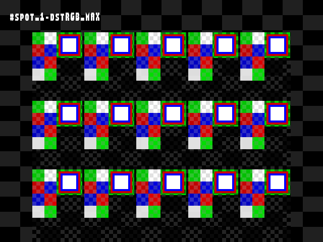 No alpha test result for Blend_tests::#spot_1-dstRGB_MAX