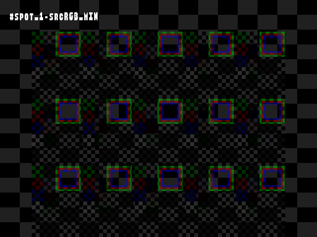 No alpha test result for Blend_tests::#spot_1-srcRGB_MIN