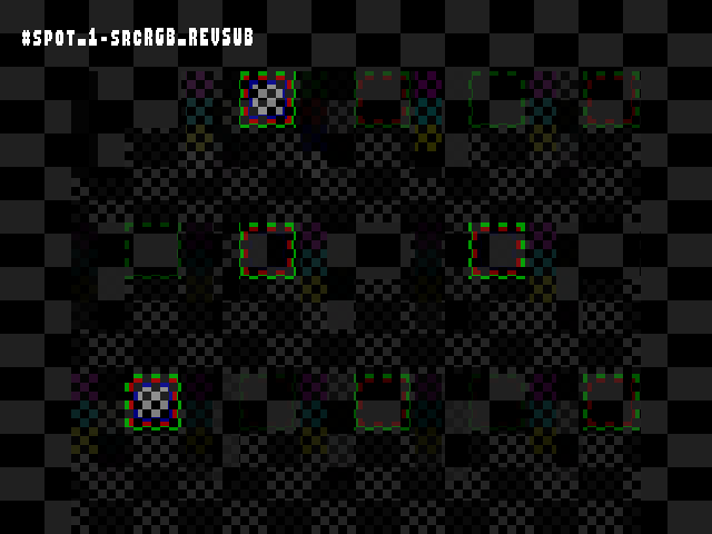 No alpha test result for Blend_tests::#spot_1-srcRGB_REVSUB