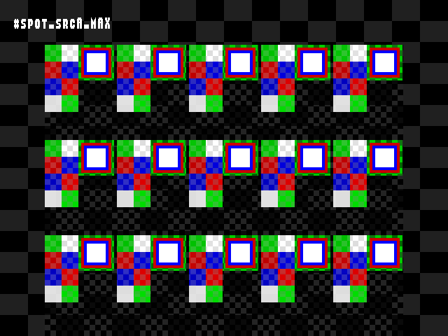 No alpha test result for Blend_tests::#spot_srcA_MAX