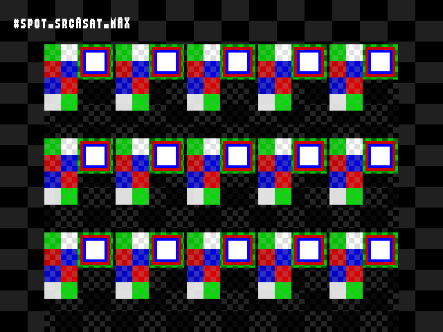 No alpha test result for Blend_tests::#spot_srcAsat_MAX