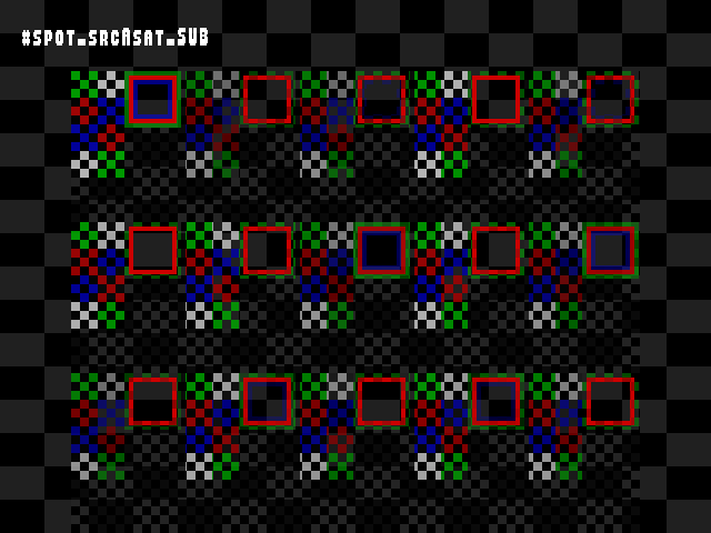 No alpha test result for Blend_tests::#spot_srcAsat_SUB