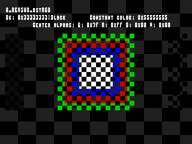 No alpha test result for Blend_tests::0_REVSUB_dstRGB