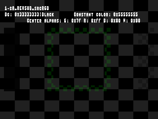 No alpha test result for Blend_tests::1-cA_REVSUB_srcRGB