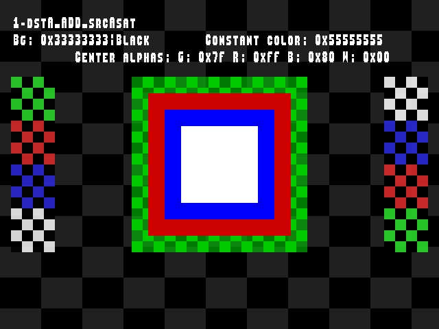 No alpha test result for Blend_tests::1-dstA_ADD_srcAsat