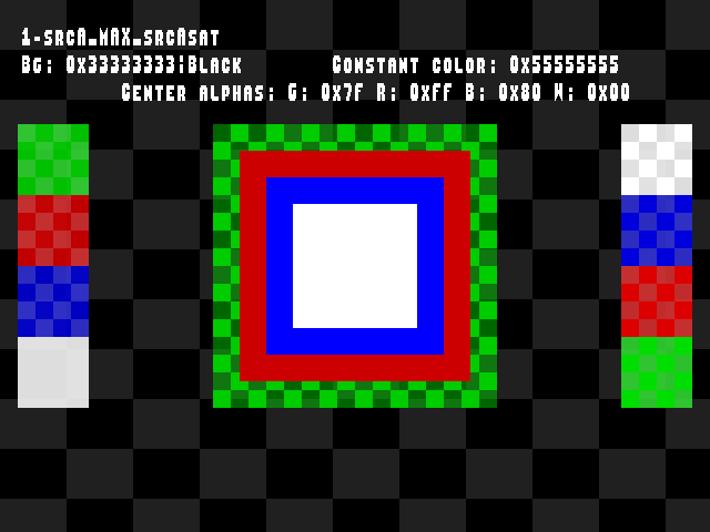 No alpha test result for Blend_tests::1-srcA_MAX_srcAsat