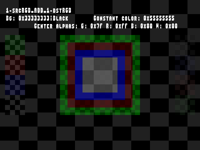No alpha test result for Blend_tests::1-srcRGB_ADD_1-dstRGB