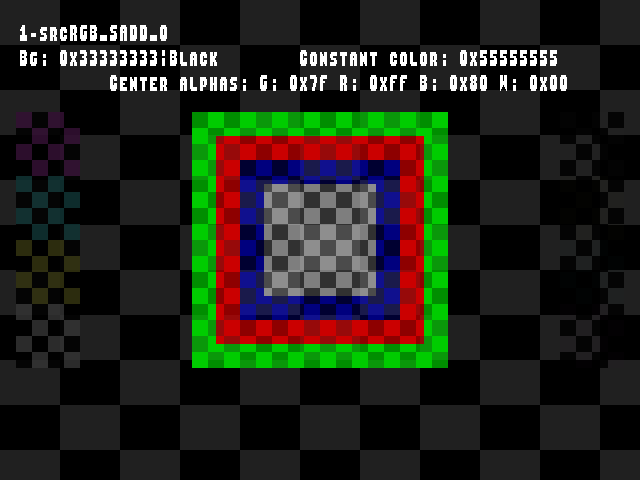 No alpha test result for Blend_tests::1-srcRGB_SADD_0