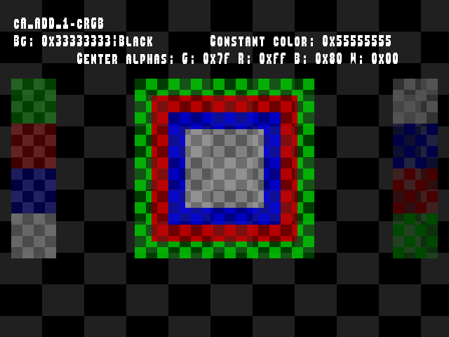 No alpha test result for Blend_tests::cA_ADD_1-cRGB