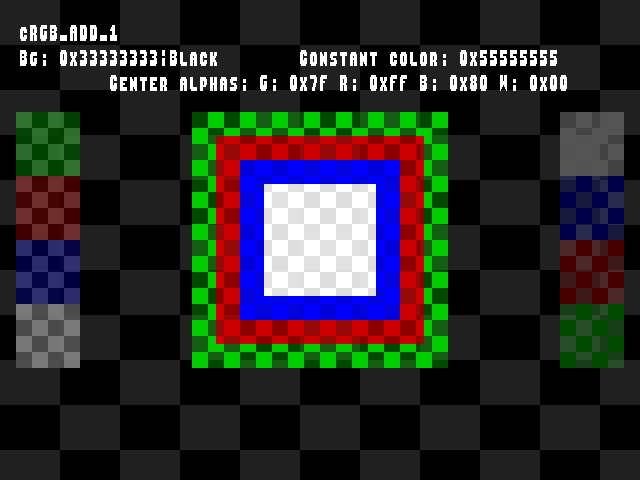 No alpha test result for Blend_tests::cRGB_ADD_1