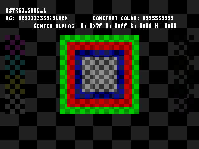 No alpha test result for Blend_tests::dstRGB_SADD_1