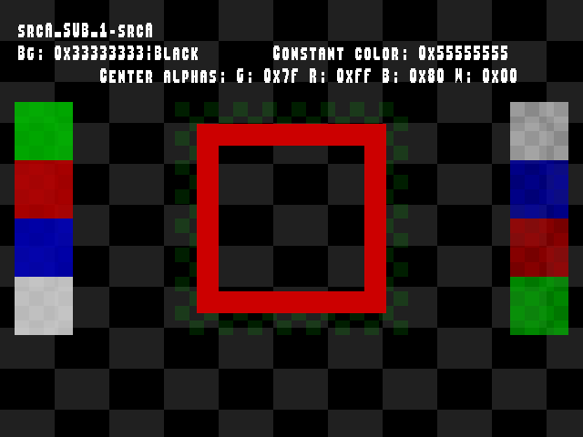 No alpha test result for Blend_tests::srcA_SUB_1-srcA