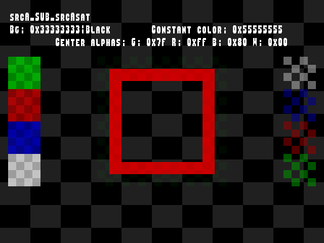 No alpha test result for Blend_tests::srcA_SUB_srcAsat