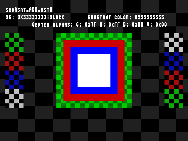 No alpha test result for Blend_tests::srcAsat_ADD_dstA