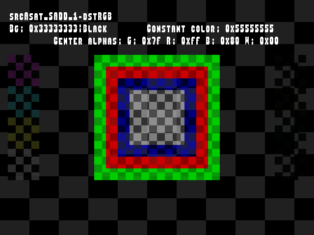No alpha test result for Blend_tests::srcAsat_SADD_1-dstRGB