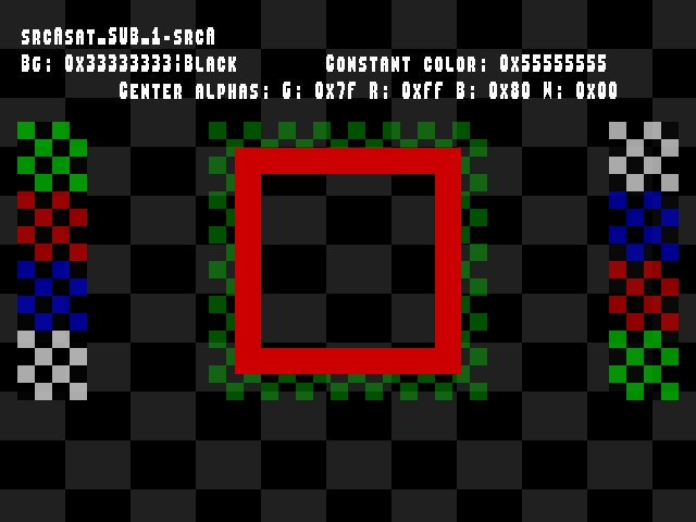 No alpha test result for Blend_tests::srcAsat_SUB_1-srcA