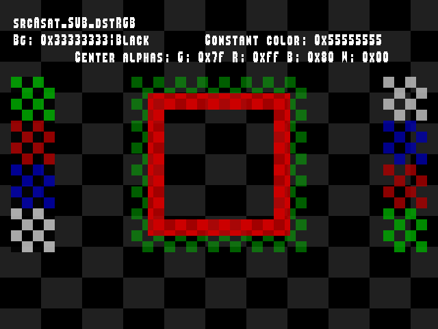 No alpha test result for Blend_tests::srcAsat_SUB_dstRGB