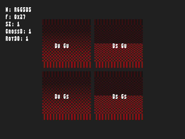 No alpha test result for Bump_env_lum::BumpEnvLum_R6G5B5_B_R90