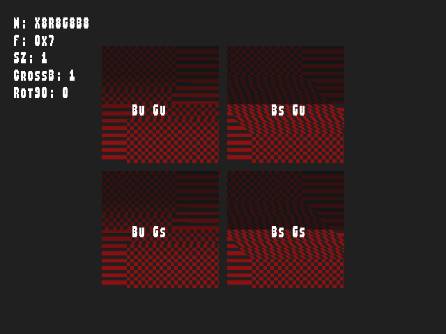 No alpha test result for Bump_env_lum::BumpEnvLum_X8R8G8B8_B