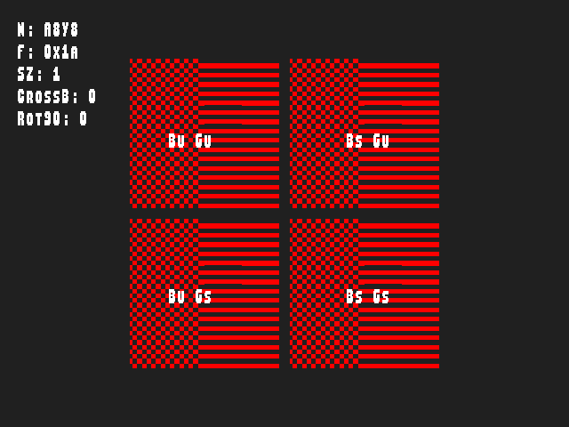 No alpha test result for Bump_map::BumpMap_A8Y8