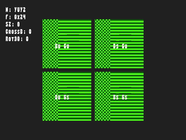 No alpha test result for Bump_map::BumpMap_YUY2_L