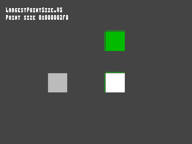 No alpha test result for Point_size::LargestPointSize_VS