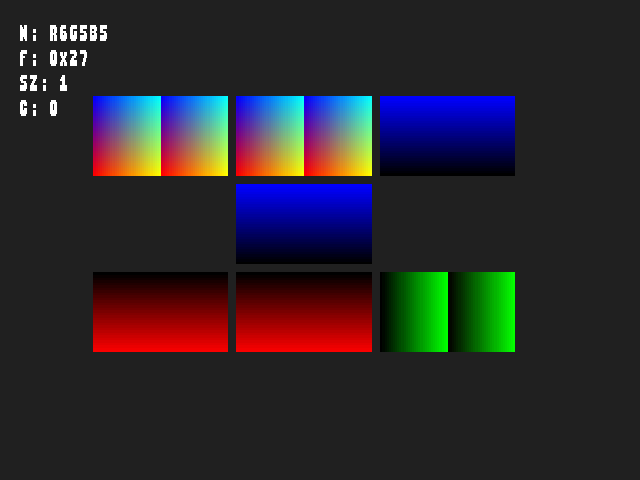 No alpha test result for Volume_texture::R6G5B5