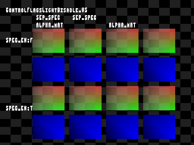 Golden image for Specular::ControlFlagsLightDisable_VS in xemu