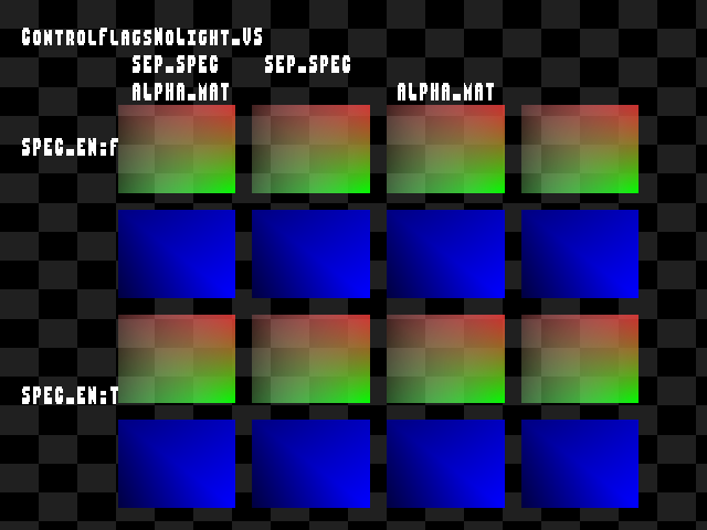 Golden image for Specular::ControlFlagsNoLight_VS in xemu