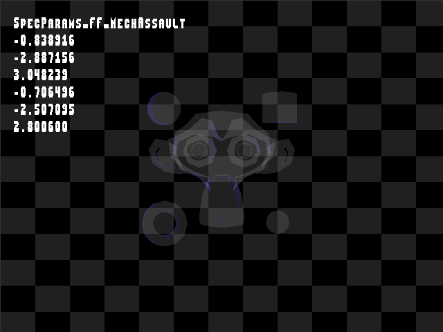 Golden image for Specular_back::SpecParams_FF_MechAssault in xemu