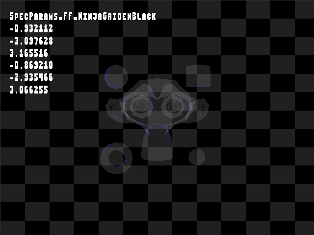 Golden image for Specular_back::SpecParams_FF_NinjaGaidenBlack in xemu