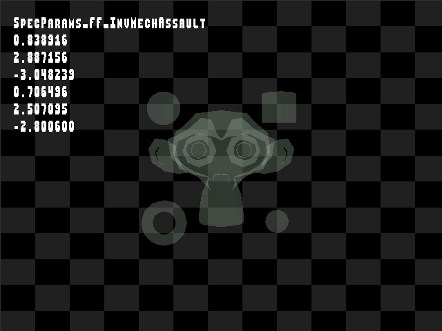 Golden image for Specular::SpecParams_FF_InvMechAssault in xemu