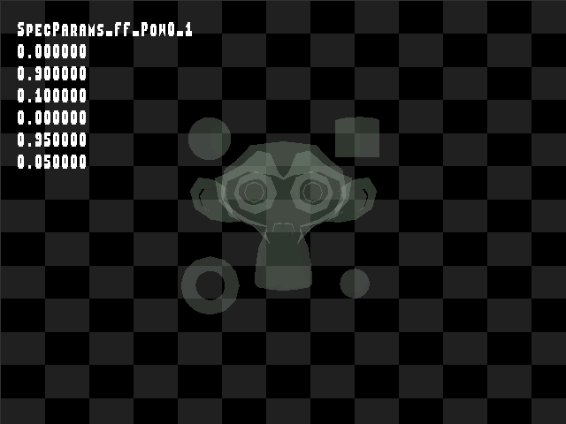 Golden image for Specular::SpecParams_FF_Pow0_1 in xemu