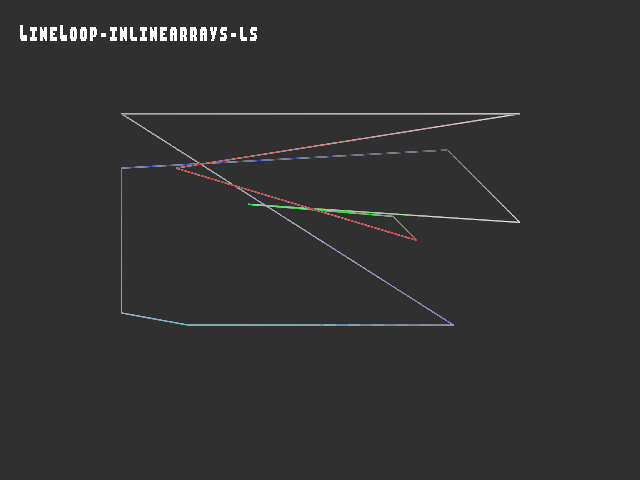 Golden image for 3D_primitive::LineLoop-inlinearrays-ls in xemu