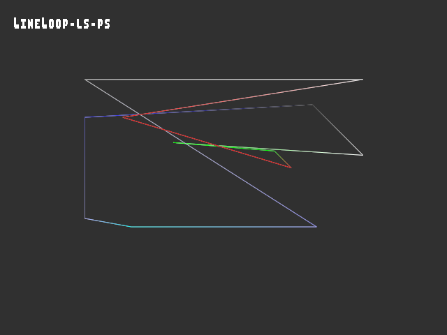 Golden image for 3D_primitive::LineLoop-ls-ps in xemu