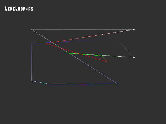 Golden image for 3D_primitive::LineLoop-ps in xemu