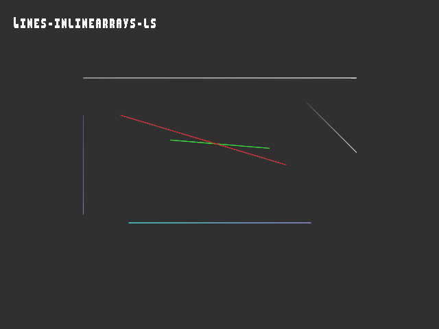 Golden image for 3D_primitive::Lines-inlinearrays-ls in xemu