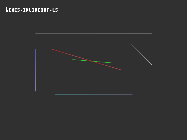 Golden image for 3D_primitive::Lines-inlinebuf-ls in xemu