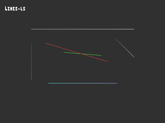 Golden image for 3D_primitive::Lines-ls in xemu