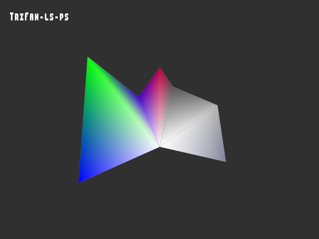 Golden image for 3D_primitive::TriFan-ls-ps in xemu