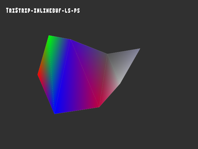 Golden image for 3D_primitive::TriStrip-inlinebuf-ls-ps in xemu