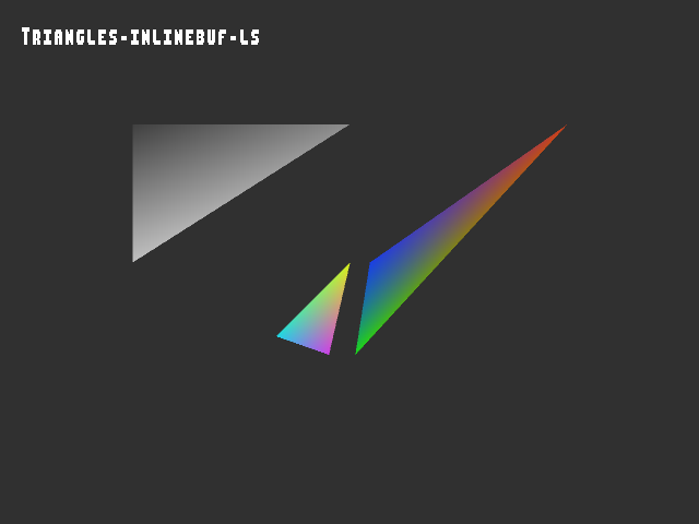 Golden image for 3D_primitive::Triangles-inlinebuf-ls in xemu
