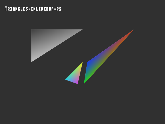 Golden image for 3D_primitive::Triangles-inlinebuf-ps in xemu