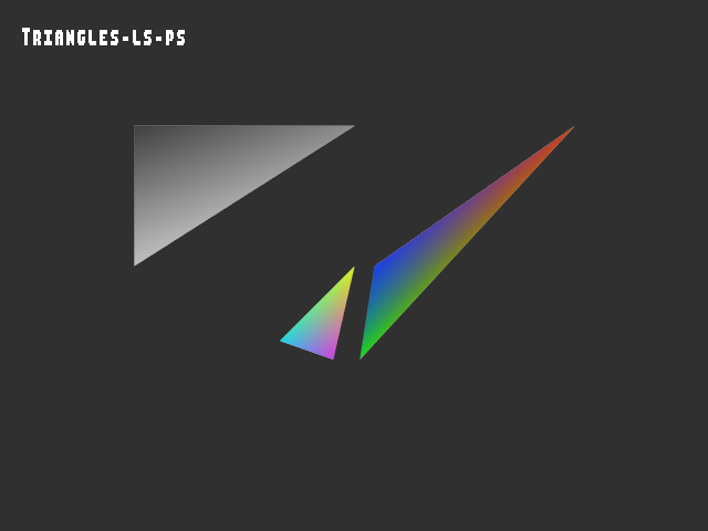 Golden image for 3D_primitive::Triangles-ls-ps in xemu
