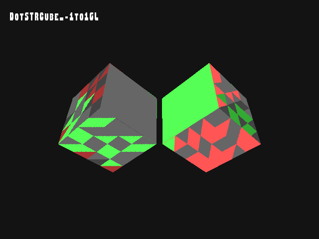 Golden image for Texture_cubemap::DotSTRCube_-1to1GL in xemu