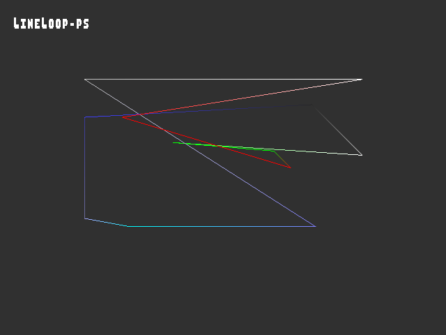 Golden image for 3D_primitive::LineLoop-ps in xemu