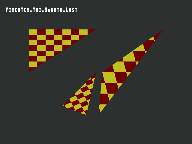 Golden image for Shade_model::FixedTex_Tri_Smooth_Last in xemu