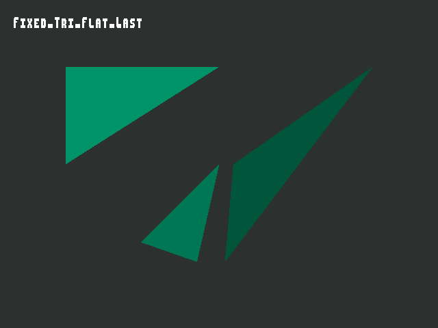 Golden image for Shade_model::Fixed_Tri_Flat_Last in xemu