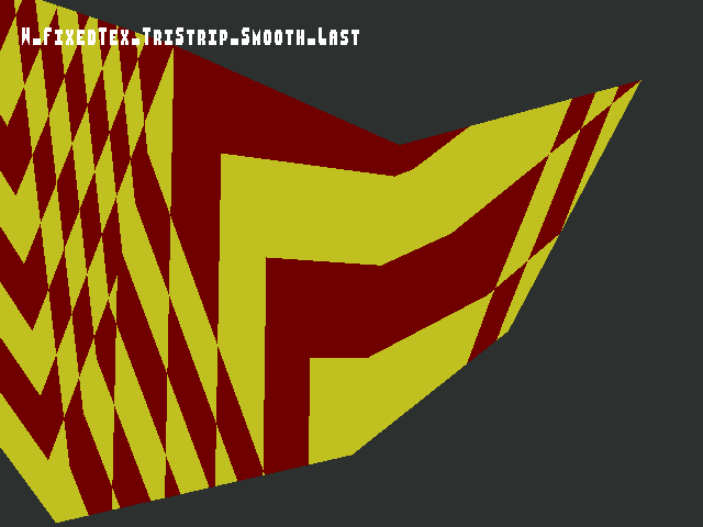 Golden image for Shade_model::W_FixedTex_TriStrip_Smooth_Last in xemu