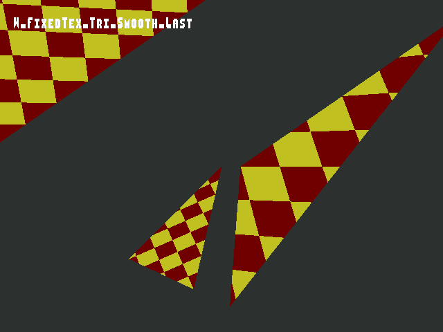 Golden image for Shade_model::W_FixedTex_Tri_Smooth_Last in xemu